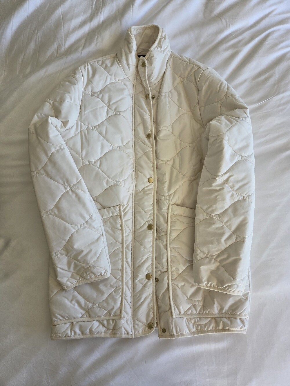 Quince Featherless Quilted Long Puffer Jacket - Picture 3 of 5